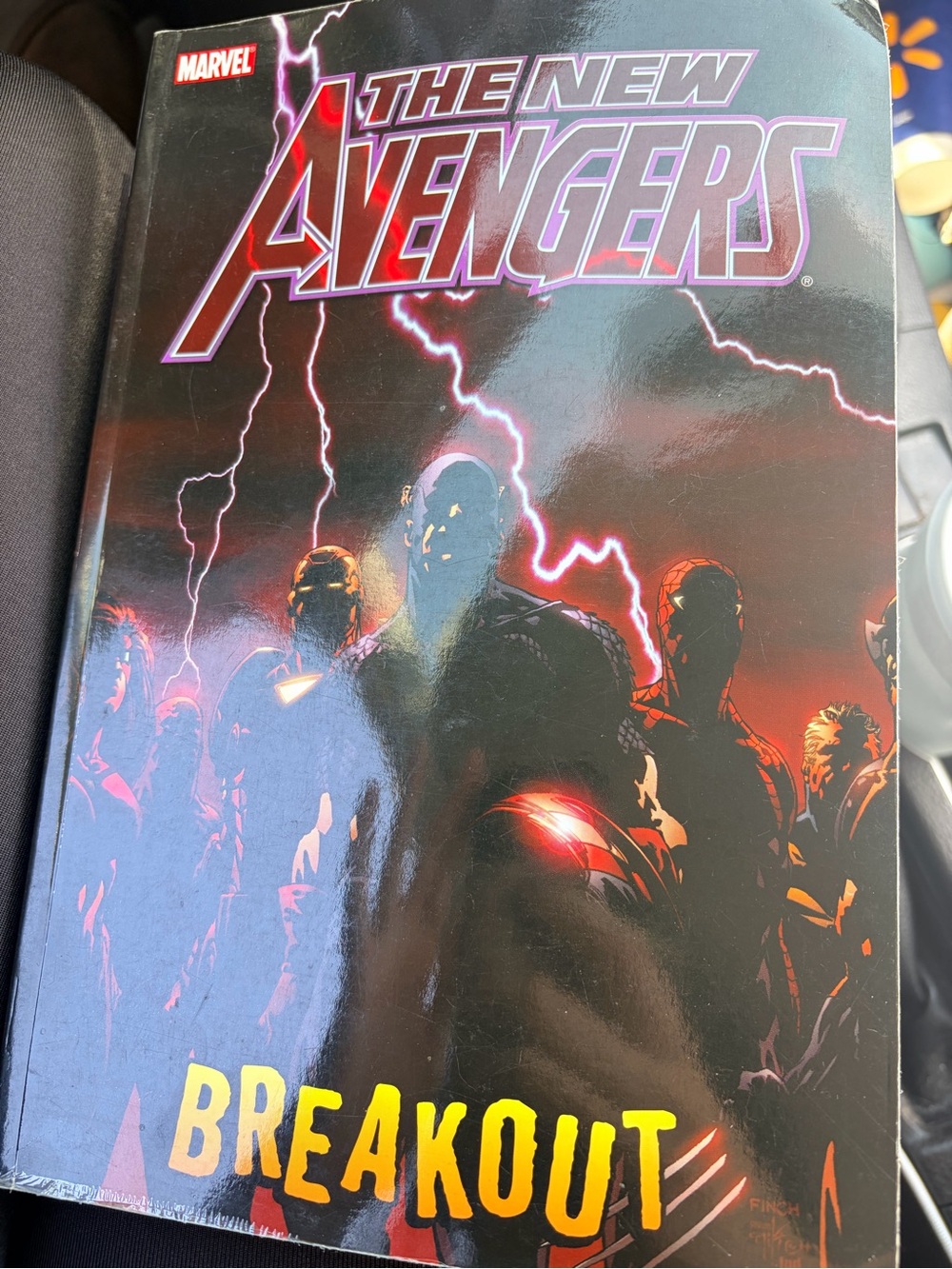 Marvel The New Avengers Comic Book Breakout - Black, Red, Purple, Yellow